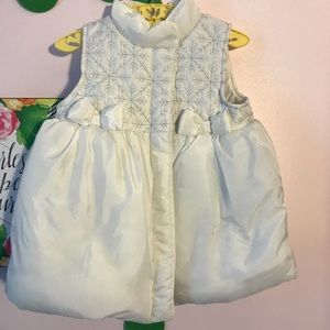 Cynthia Rowley White Puffer Vest